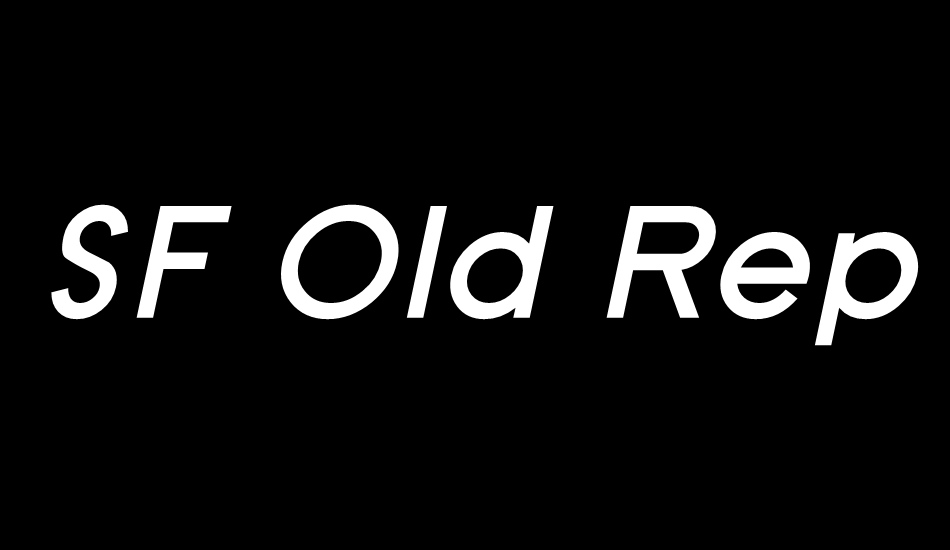 sf-old-republic font big