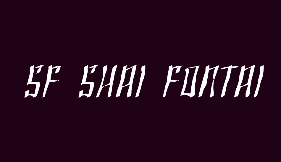 sf-shai-fontai-distressed font big