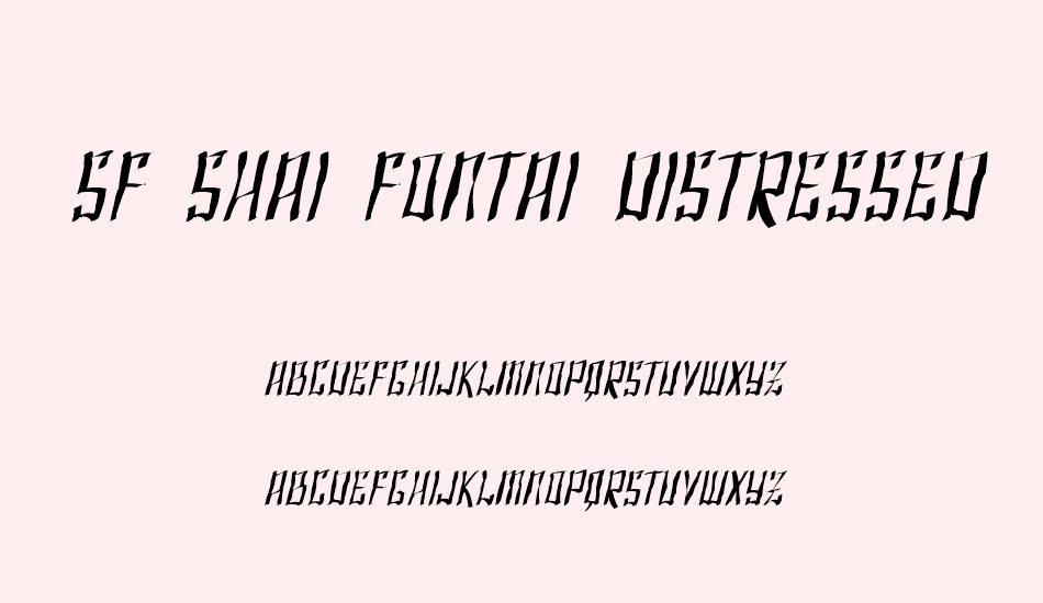 sf-shai-fontai-distressed font