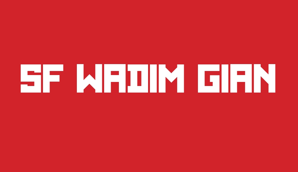 sf-wadım-gıant font big