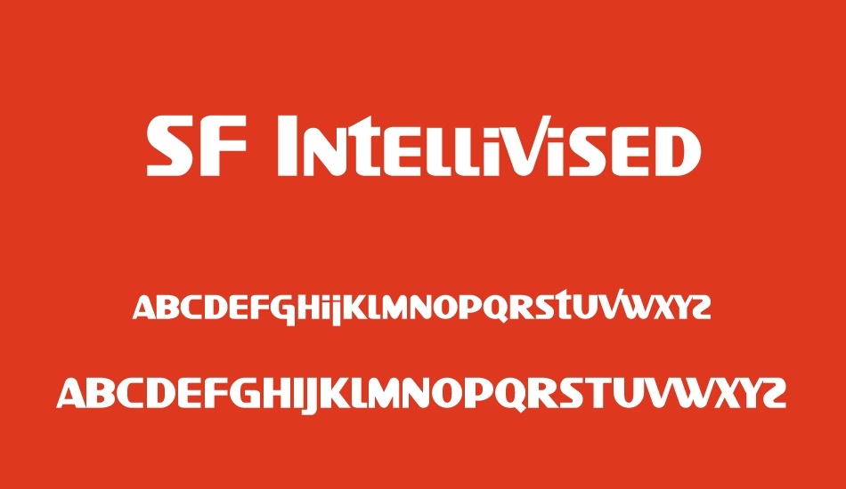 sf-ıntellivised font