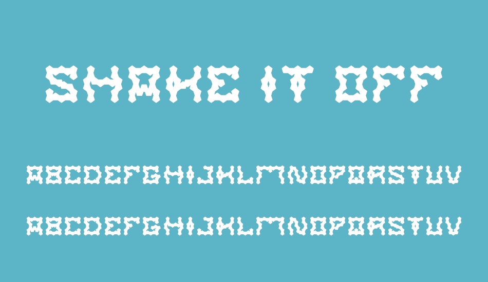 shake-it-off font