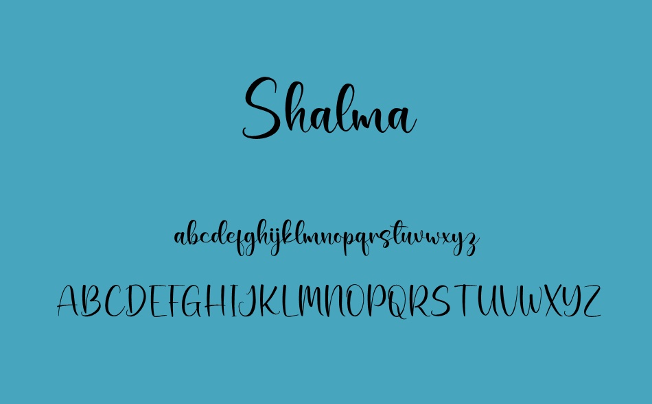 Shalma font