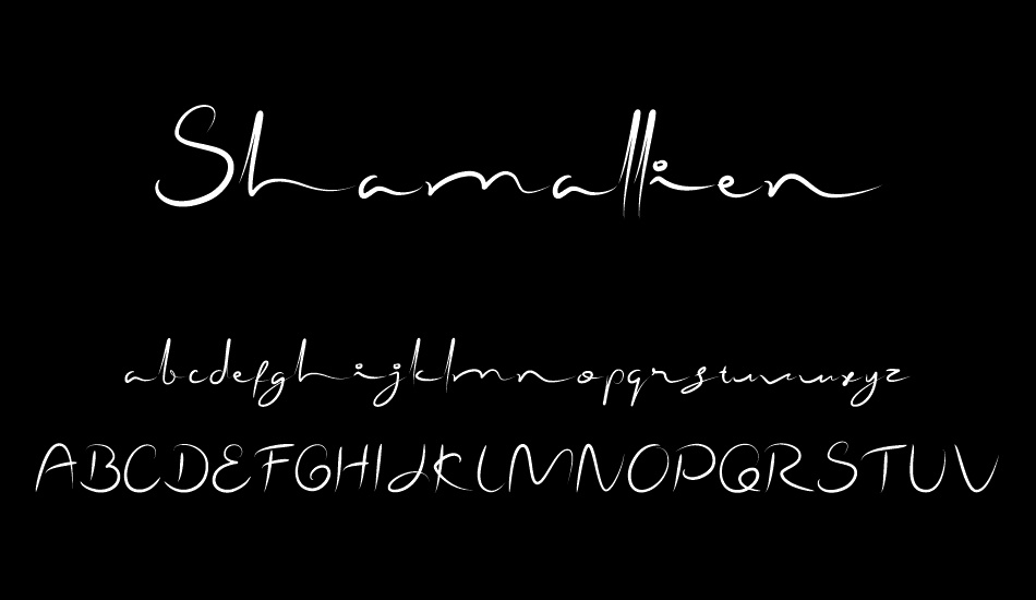 shamallien font