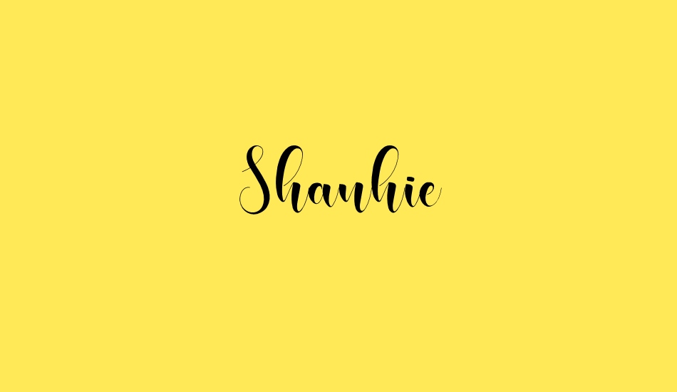 shanhie-free font big