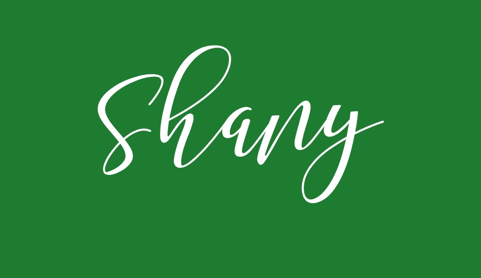 shany font big