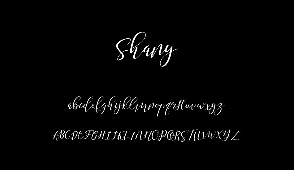 shany font