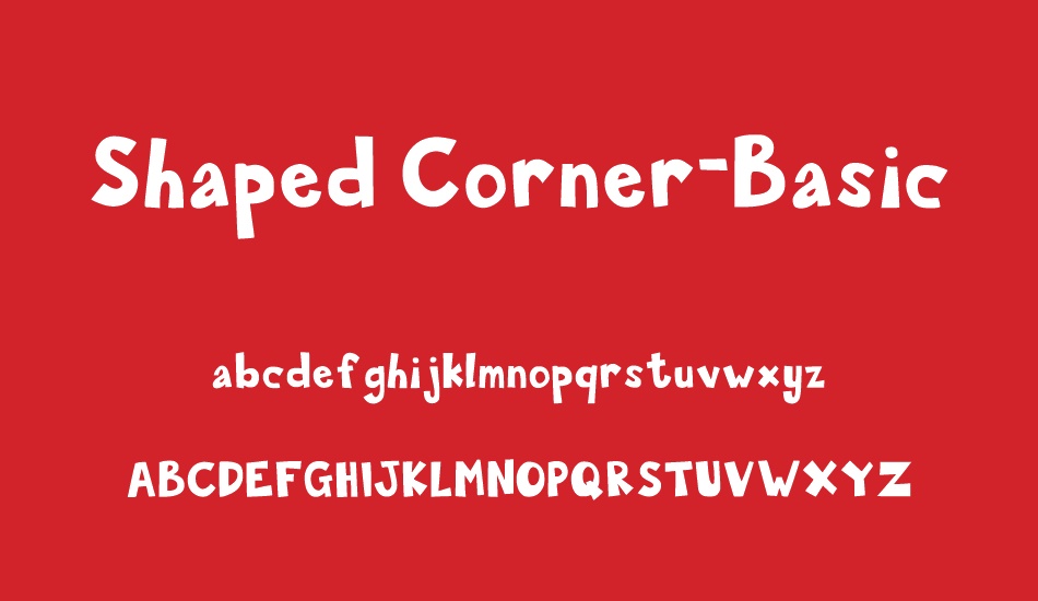 shaped-corner-basic font