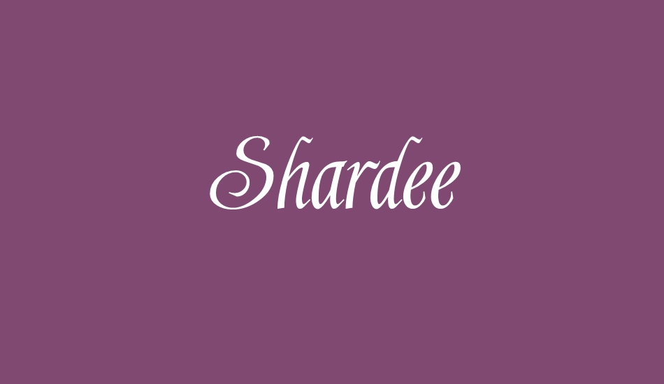 shardee font big