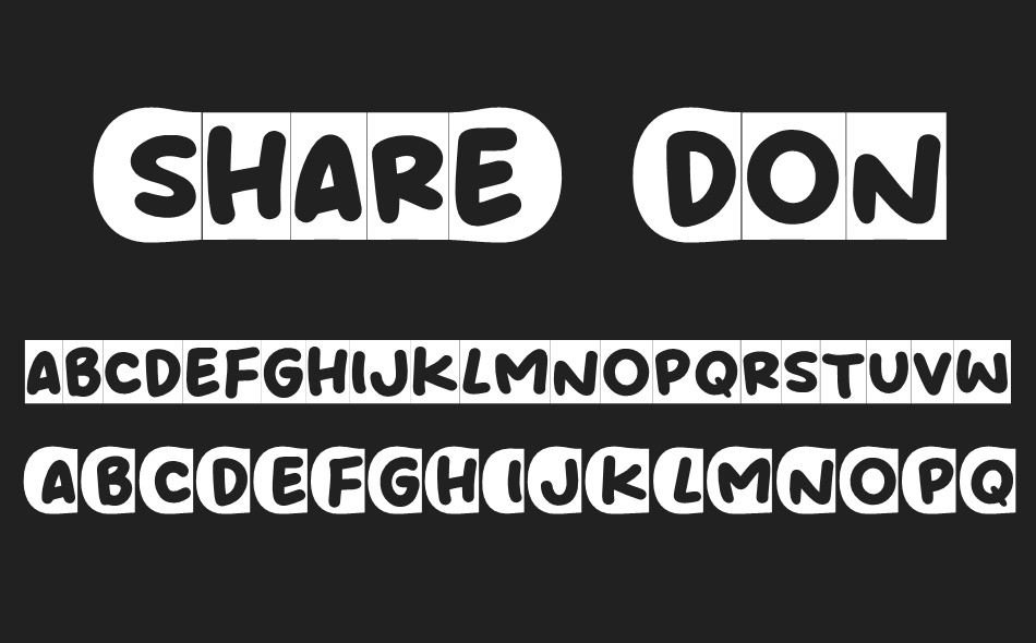 Share Dong font