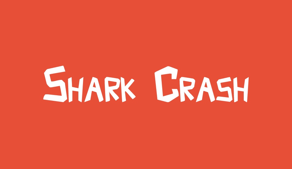 shark-crash font big