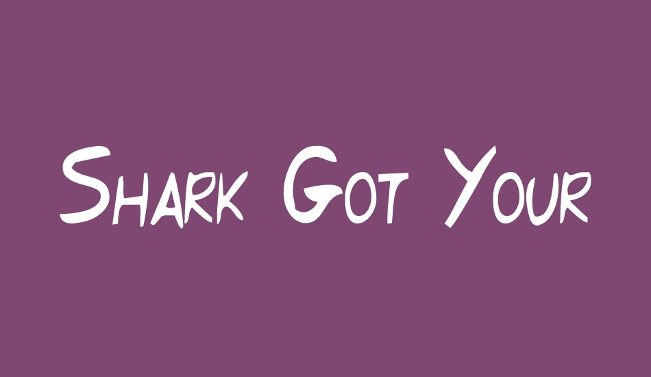 shark-got-your-hand font big