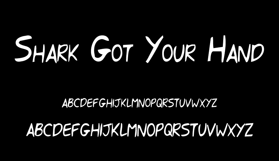 shark-got-your-hand font