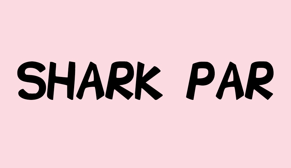 shark-party font big