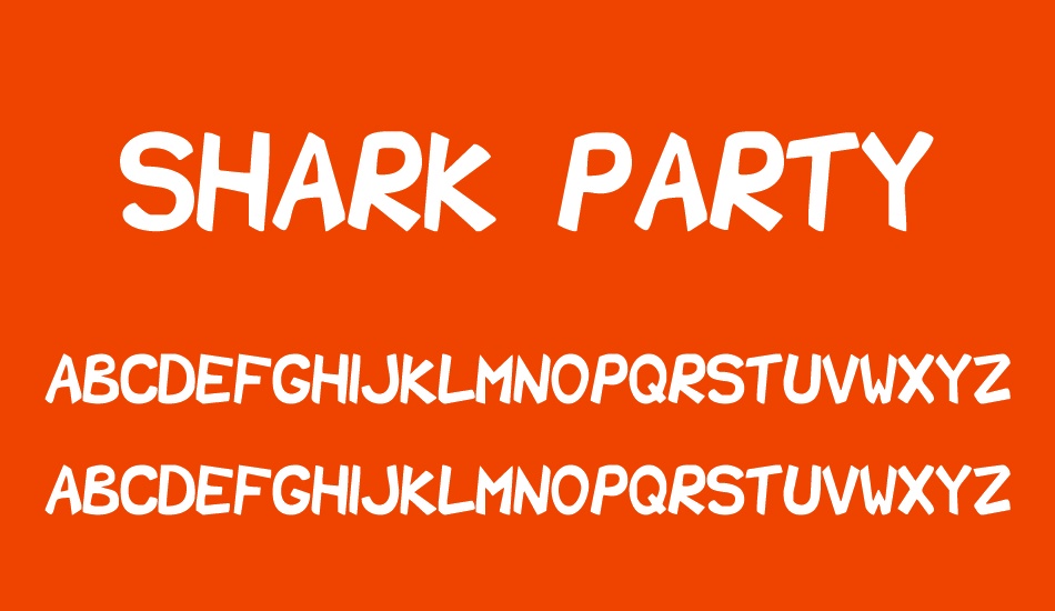 shark-party font