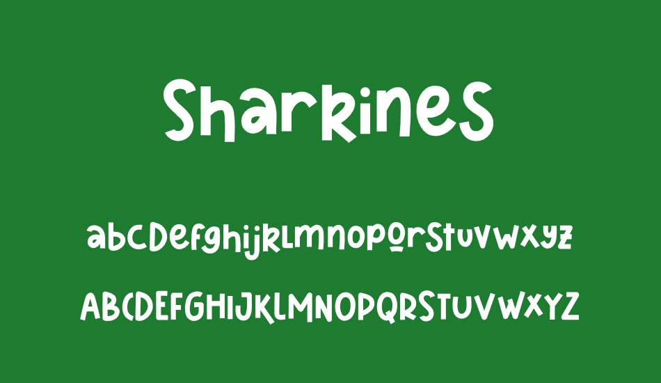 sharkines-demo font