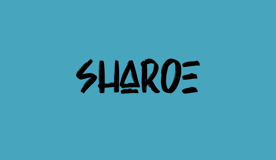 sharoe font big