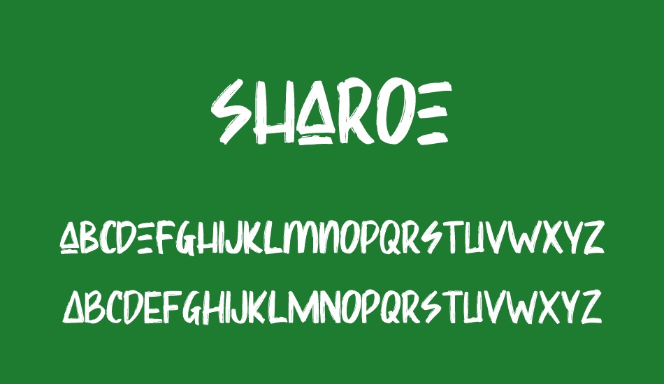 sharoe font