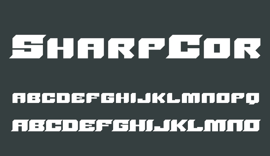 sharpcore font