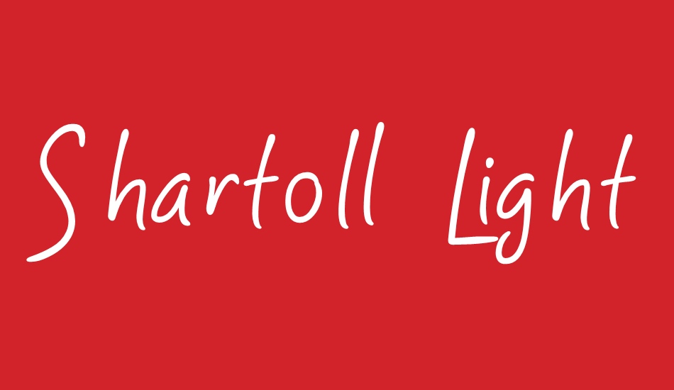 shartoll-light font big