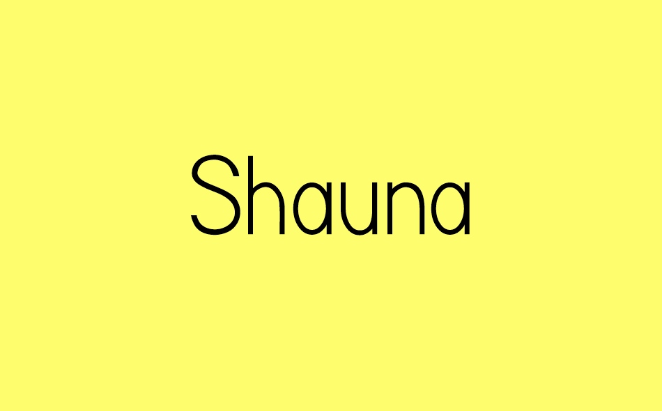 Shauna font big