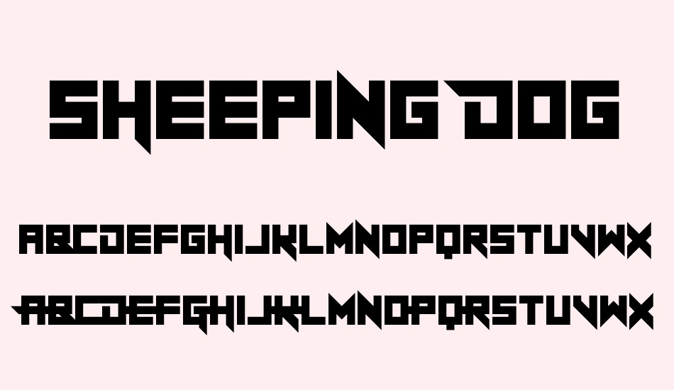 sheeping-dogs font
