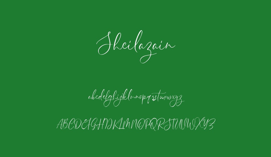 sheilazain-demo font