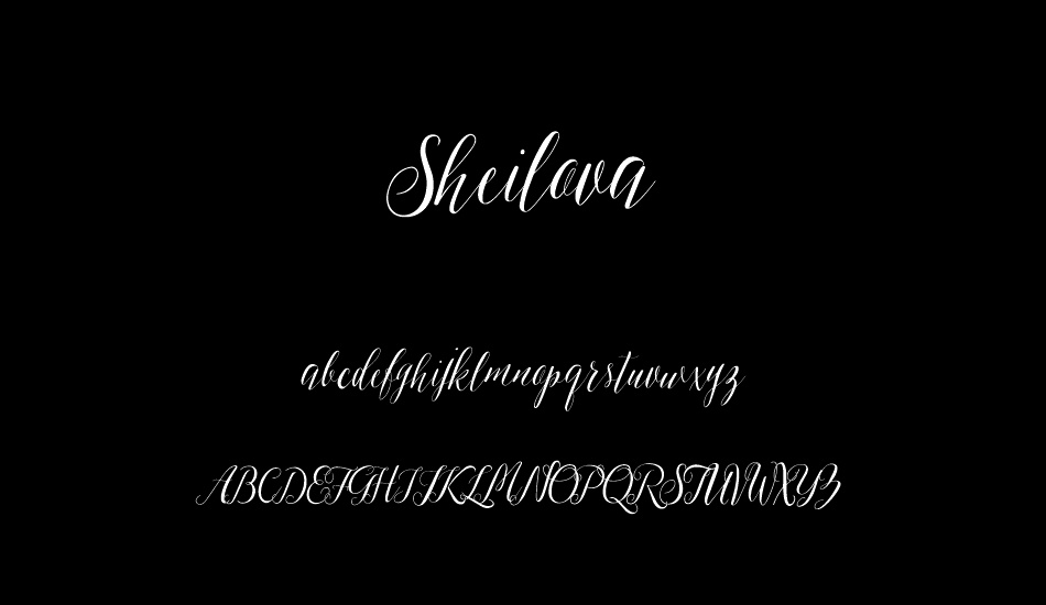 sheilova font