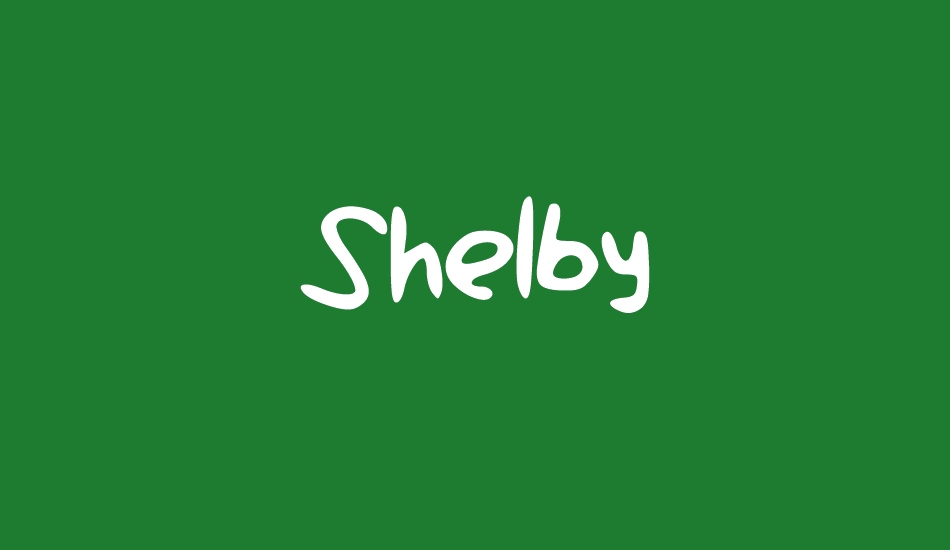 shelby font big