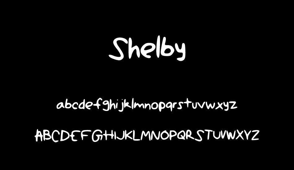 shelby font