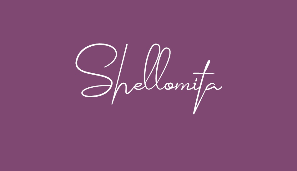 shellomita font big