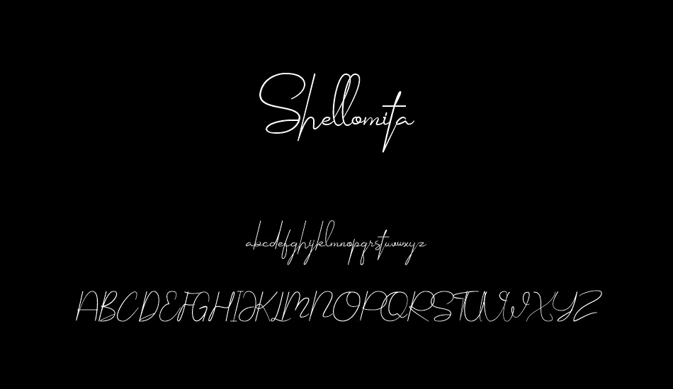 shellomita font