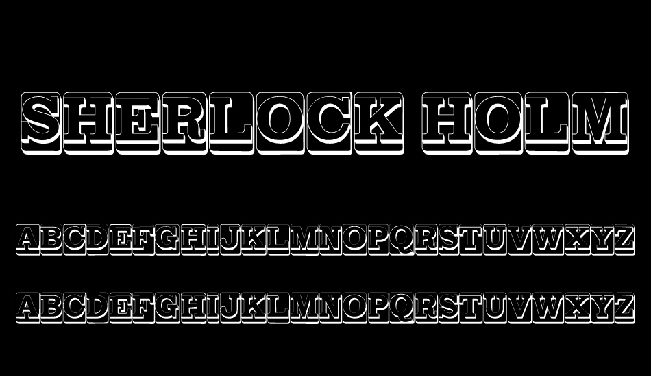 sherlock-holmes font