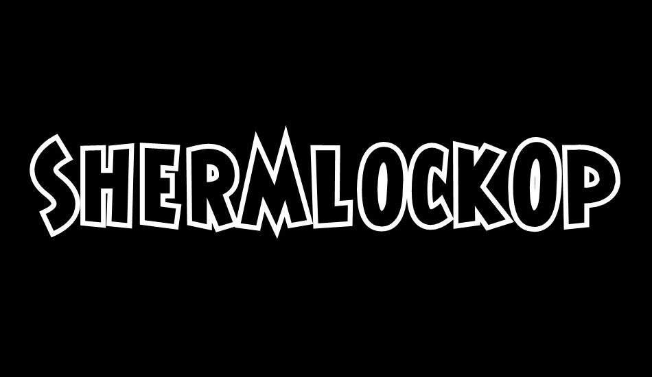 shermlockopen font big