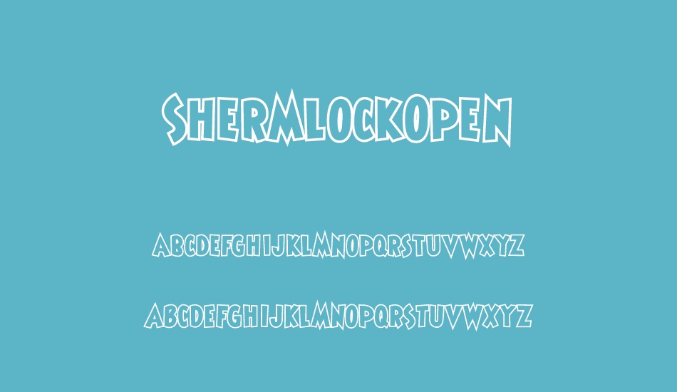 shermlockopen font