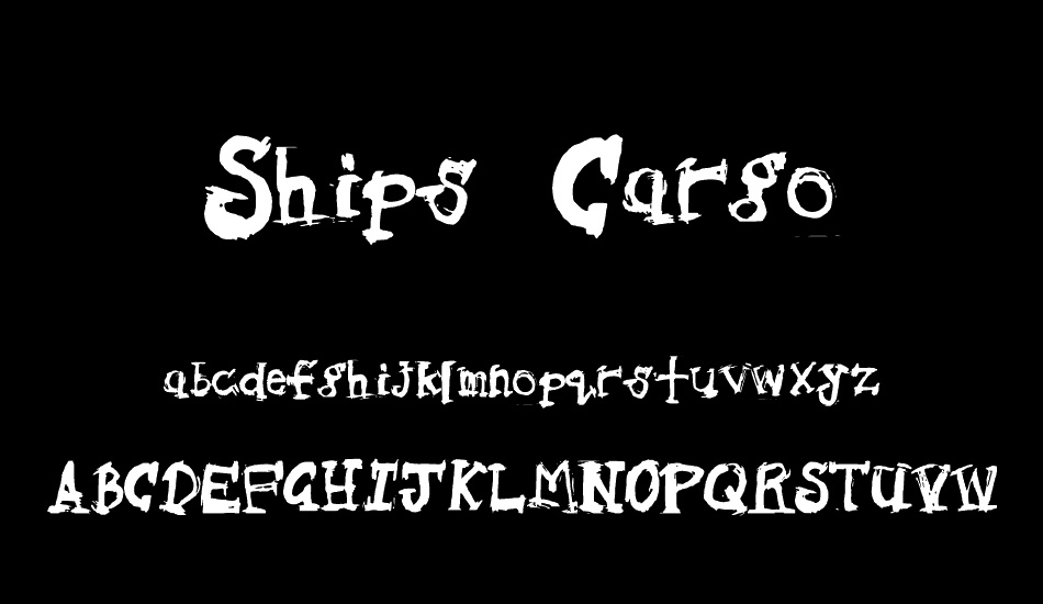 ships-cargo font