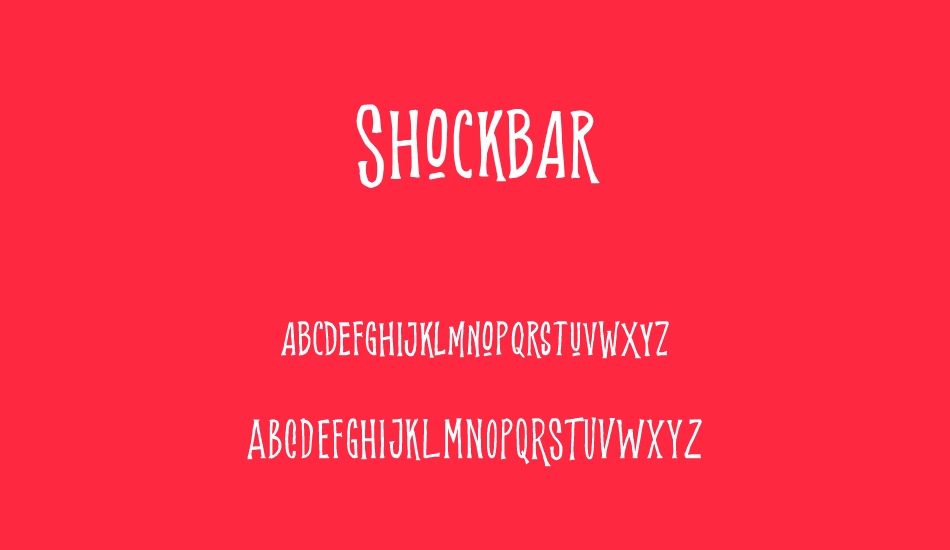 shockbar-demo font