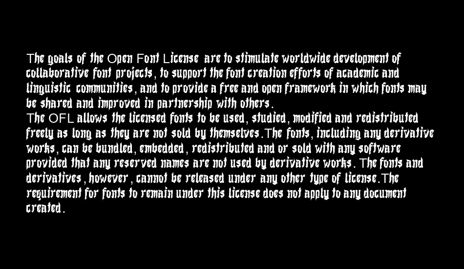 Shodo Gothic Demo font 1