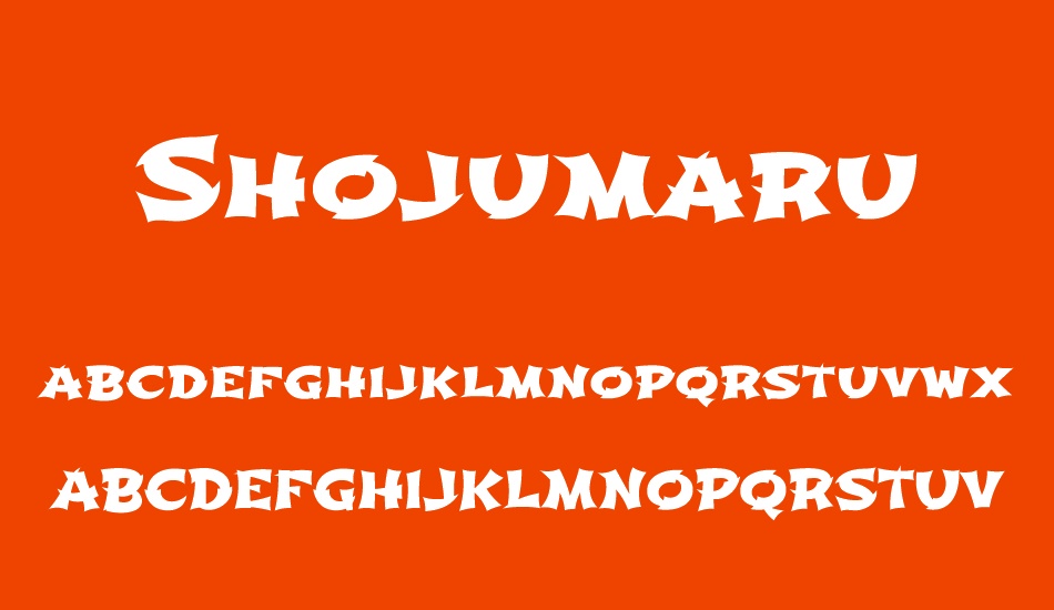 shojumaru font