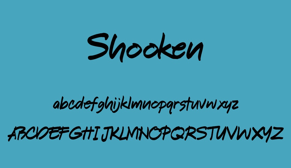 shooken font