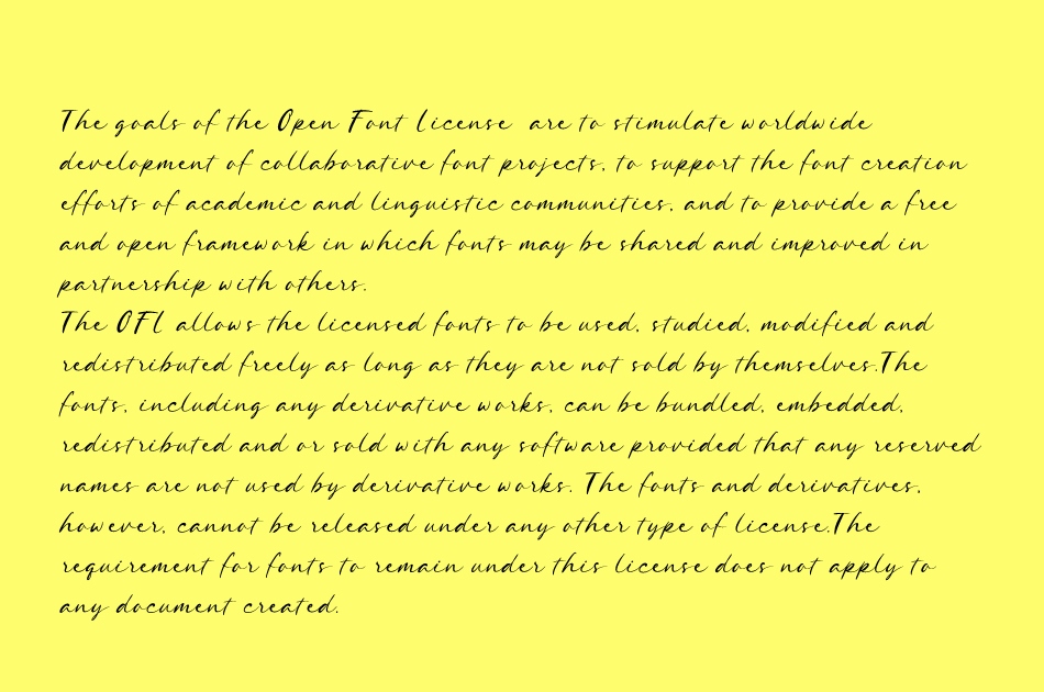 Shopie Minclair font 1