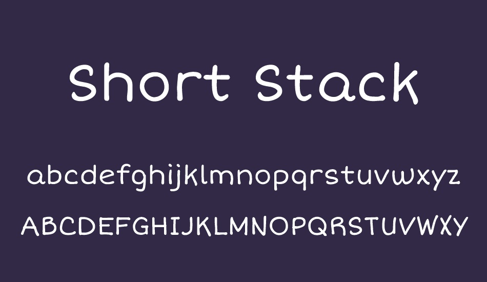 short-stack font