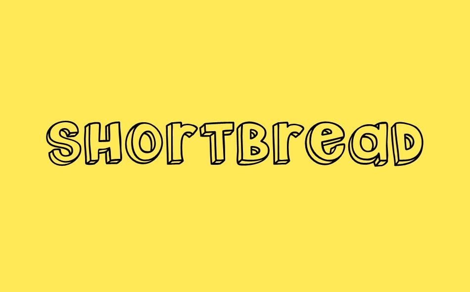 Shortbread Cookies font big