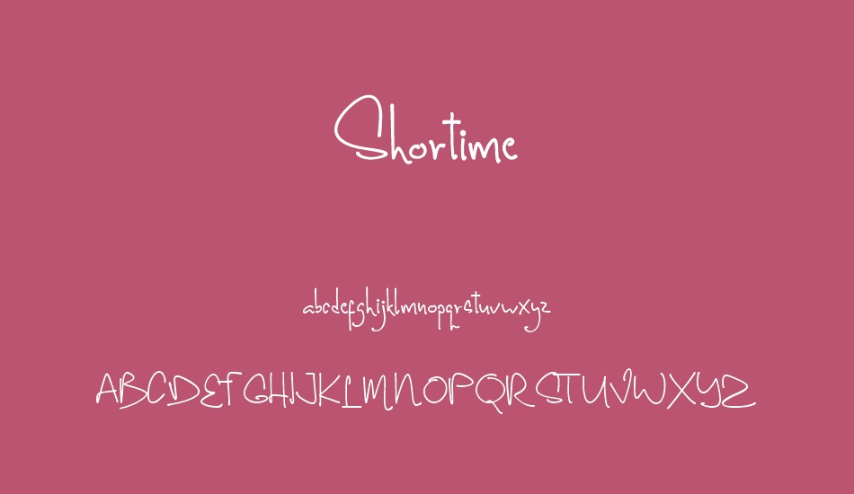 shortime font