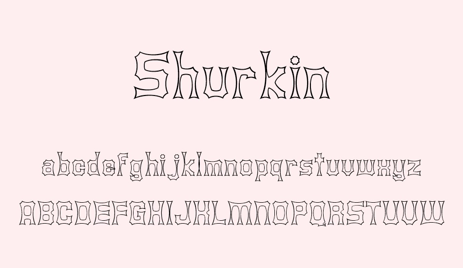 shurkin font