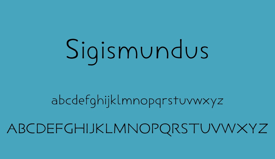 sigismundus font