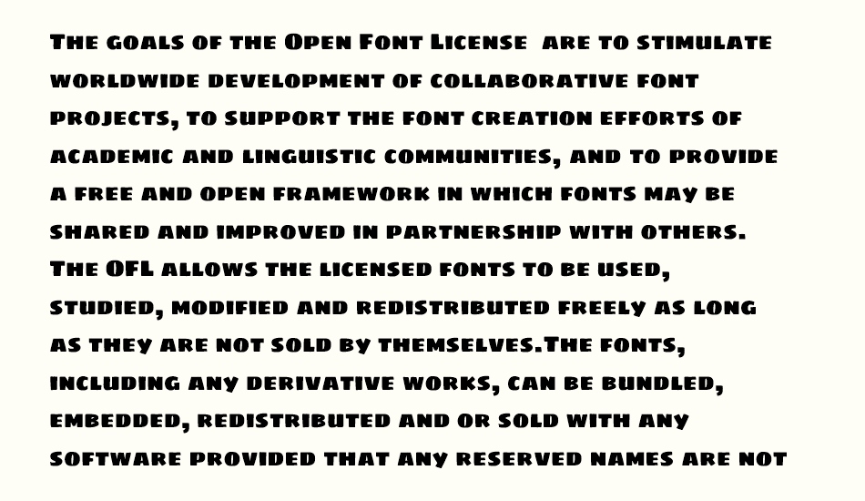 sigmar-one font 1