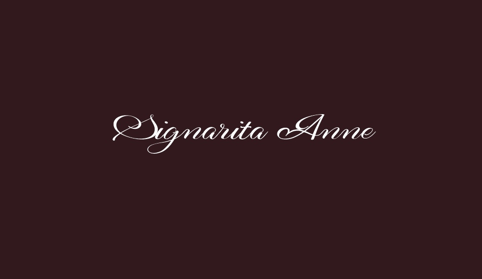 signarita-anne font big