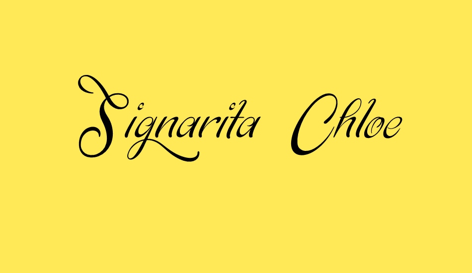 signarita-chloe font big