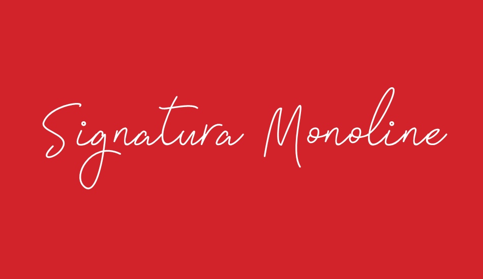 signatura-monoline-script font big